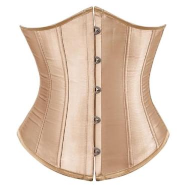 Imagem de Cinto moderno com clipe de cintura emagrecedor para modelar o corpo, cinto de cetim palácio para controle de barriga e decoração em forma de ampulheta