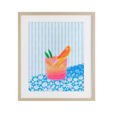 Imagem de Stupell Industries Impressão emoldurada Tequila Spritz Still Life Birch design sob vidro por Dina Riddle, 16 x 13