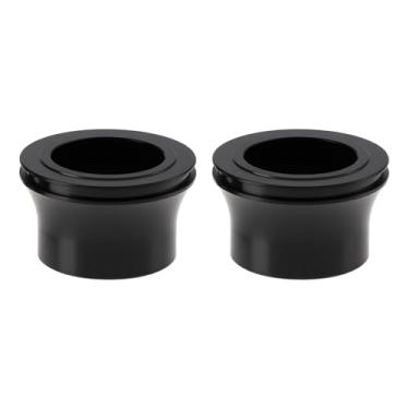 Imagem de Briny River 1 par de espaçadores de cubo de roda dianteira CNC de alumínio compatível com Sur-Ron Light Bee X LBX E-Bike, preto