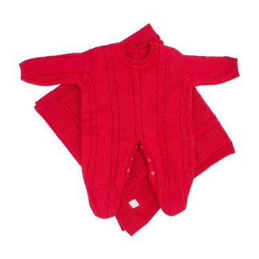 Imagem de Saída de Maternidade Trança - Kowak, Vermelho, RN