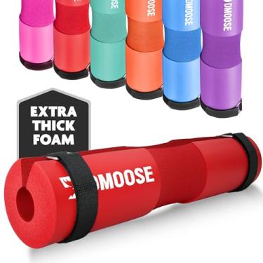 Imagem de DMoose Almofada de barra, almofada de impulso de quadril para agachamentos, pulmões - alívio da pressão do pescoço, ombro, suporte inferior das costas para mulheres - Almofada de agachamento de espuma