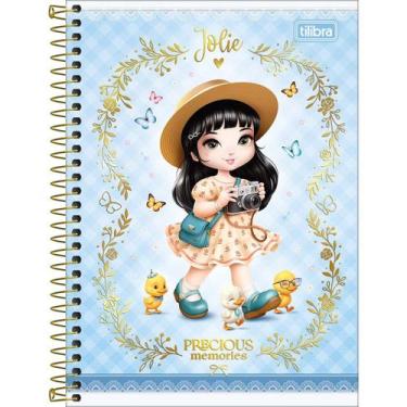 Imagem de Caderno Espiral Universitário Jolie 1 Matéria 80 Folhas Capa Dura Tili