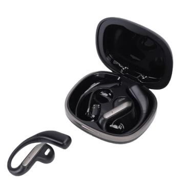 Imagem de Goshyda Fones de Ouvido Sem Fio Ultra Lightweight 5G, Enc Ruído Cancelando Fones de Ouvido Com Gancho de Orelha, 120h Standby IMAX Sound, para Estudo de Trabalho na Vida do Escritório (Preto)