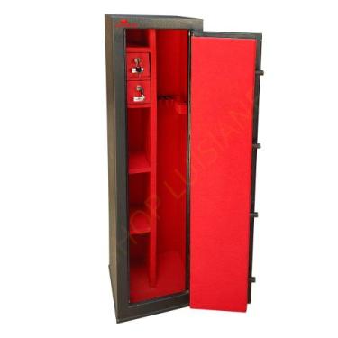 Imagem de Cofre Armário 130x30x30 para 09 armas 03 longas e 06 curtas CR, CAC, E