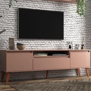 Imagem de Rack Para Tv 180cm Retro Mdf Rosa Dallas - On Móveis