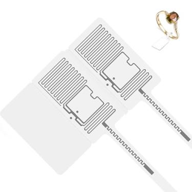 Imagem de Aoeeki Etiqueta de segurança RFID UHF 860-960 MHz, adesivo antifurto, antifurto, detecção de longo alcance, equipamento antirroubo ISO/IEC 18000-6C 96-bit para lojas de joias de varejo (etiquetas de