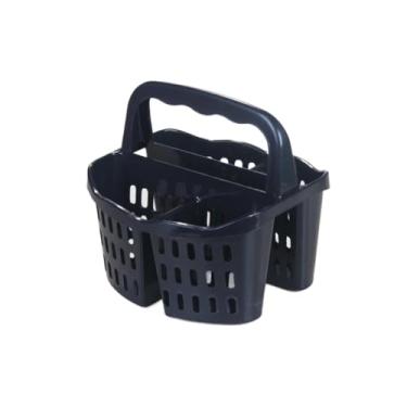 Imagem de Porta Talheres Separador, Organizador Escorredor de Talheres com 4 Divisórias e Alça(COM 1 UNIDADE)