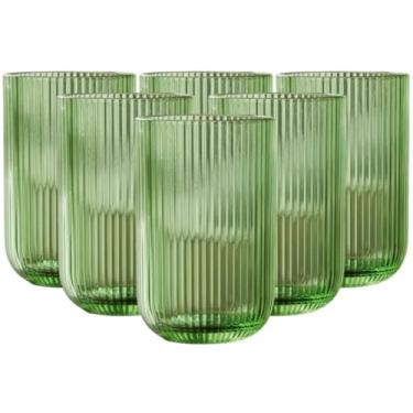 Imagem de Jogo Com 6 Copos De Vidro Versalhes Verde 460ml