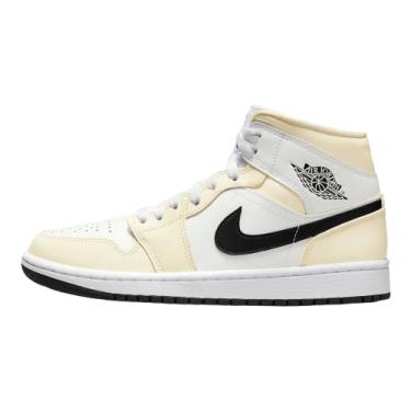 Imagem de Nike Tênis de basquete masculino Air Jordan 1 Mid, Branco creme, 41