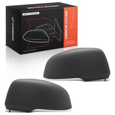 Imagem de A-Premium 2 peças de tampas de espelho retrovisor do lado do motorista e do passageiro - compatível com Volvo XC40 2019 2020 2021 2022 2023 - cinza preparado, com furo de seta