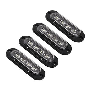 Imagem de Kavolet Luzes Laterais de Alto Brilho para Caminhões, Luz Estroboscópica (Branco)