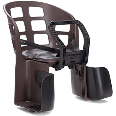 Imagem de Assento infantil traseiro para bicicleta, assento de segurança para bebê, assento infantil com almofada macia e cinto de segurança de três pontos, adequado para crianças de 2 a 5 anos