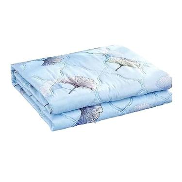 Imagem de EESCZVGBDX Colcha térmica de verão, cobertor de gelo leve, cobertor de efeito frio de dupla face, edredom mais frio, para suores noturnos/pessoas que dormem quentes, todas as estações, como