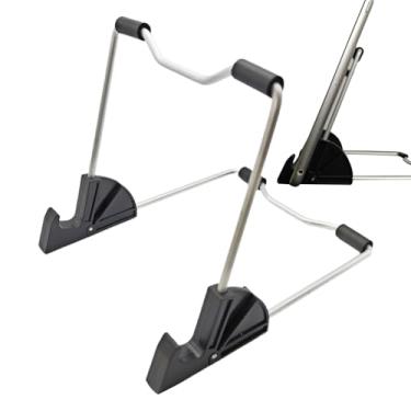 Imagem de Suporte para tablet, suporte de alumínio para tablet, moldura de alumínio leve e portátil com base antiderrapante, armazenamento ajustável para cama, mesa, escritório, cabeceira