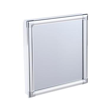 Imagem de Armário Para Banheiro Astra Versátil Com Espelho Al41 Embutir-sobrepor Branco