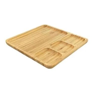 Imagem de Petisqueira Retângulo Ecokithen Bambu - Mimo Style