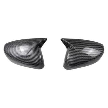 Imagem de Buzina de boi para carro tampa do espelho lateral retrovisor tampa da asa exterior da carcaça da porta guarnição ABS para Subaru Crosstrek 2023 2024