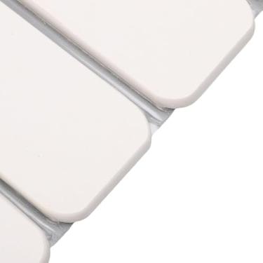 Imagem de SPYMINNPOO Tapete de Secagem de Pratos, Dobrável, Absorvente de água, Microfibra, Escorredor de Pratos, Tapete de Contador de Pedra de Cozinha para Pratos, Utensílios, Panelas e Frigideiras (Branca)