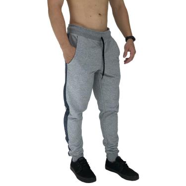 Imagem de Calça Masculina Com Listra Lateral Sport MXD Conceito Básico Moletom-Masculino