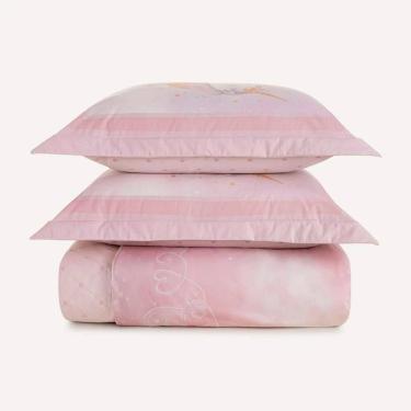 Imagem de Colcha Infantil Casal com 2 Porta-travesseiros Karsten 200 Fios Princesinha