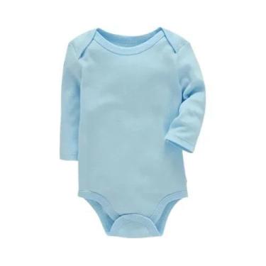 Imagem de Macacão De Algodão Unissex De Manga Longa Para Bebês De 3 a 24 Meses, 