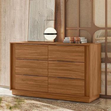 Imagem de Cômoda Giardino 6 Gavetas MDP Corrediça Telescópica - Demobile