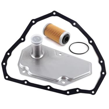 Imagem de Cenzhiwen Kit de vedação de panela de filtro de óleo de transmissão de 15 furos para carro compatível com Nissan Sentra Versa Note Maxima Swift 2012-2019 substituições #33010-JF015,3172628X0A,RE0F11A