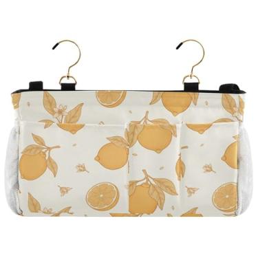 Imagem de Burbuja Organizador de armazenamento suspenso com 2 alças e ganchos para casa, faculdade, dormitório, beliche, cama de hospital