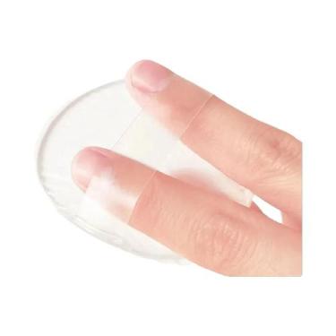 Imagem de Esponja De Silicone Macia Para Base Facial E BB Cream  Não Absorve Pó 