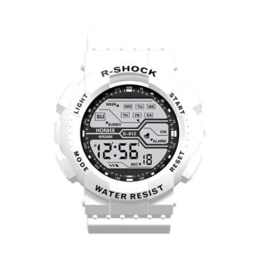 Imagem de Relógio Digital Eletrônico Esportivo Masculino Com Mostrador Grande De