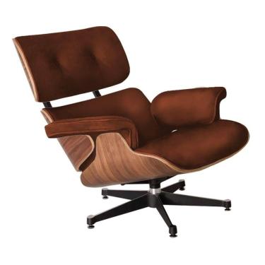 Imagem de Poltrona Charles Eames Courino Marrom
