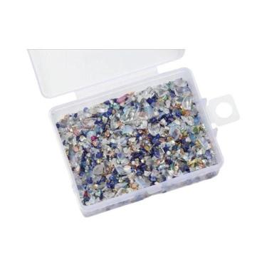 Imagem de Cristais De Vidro Mistos E Pedras Trituradas 50g Para Resina Epóxi, En