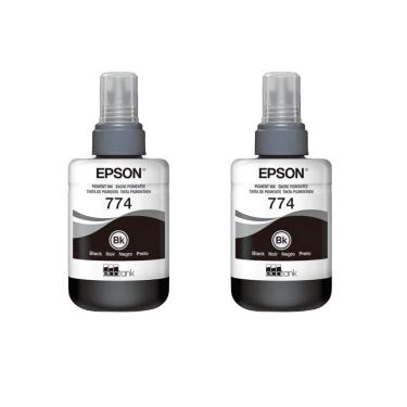 Imagem de Refil De Tinta Epson 774 Preto 140ml Original M105 M205 2 Und