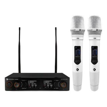 Imagem de Microfone sem Fio Kadosh K502m Branco