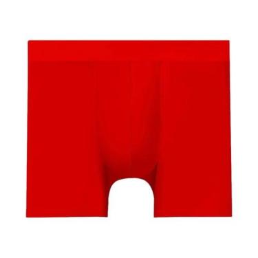 Imagem de Cuecas Boxer Esportivas Masculinas De Seda Gelada Tamanho Grande, Resp