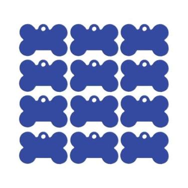 Imagem de Etiquetas De Identificação Para Cães Em Formato De Osso, Dupla Face, A