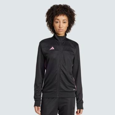 Imagem de Jaqueta Adidas Tiro ES Feminina Preta Pink e Branca, G