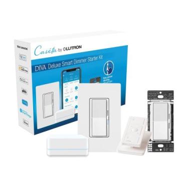 Imagem de Kit de Dimmer Inteligente Lutron Deluxe Diva Caseta con Hub y Control 