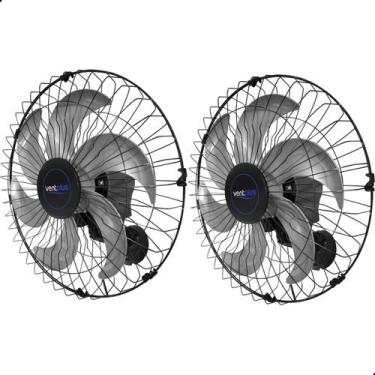 Imagem de Kit 2 Ventilador 50cm Bivolt Oscilante industrial Potente Preto - Vent