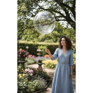 Imagem de 20 Balões Bubble 18" 45cm Transparentes Festa Decoração - Congratulati