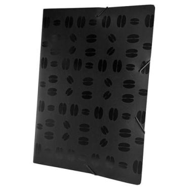 Imagem de Pasta Aba Elástico Aromas A4 31 X 22cm Dello Café