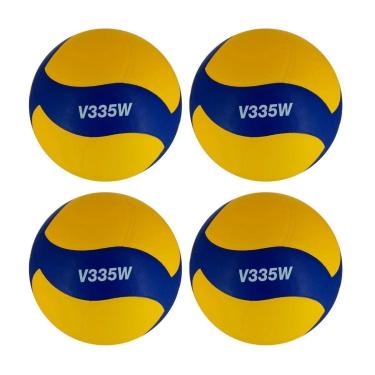 Imagem de Kit 04 Bola De Vôlei Mikasa V335W Aprovada FIVB-Masculino