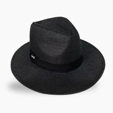 Imagem de Chapéu Panamá Palha Fedora Praia Casual Estiloso - FSS Variedades