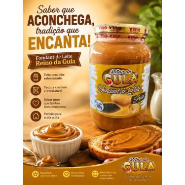 Imagem de Fondant de Leite Puro Reino da Gula 680g - NoBrand, 2