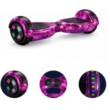 Imagem de Hoverboard Rosa Galaxia Skate Eletrico Presente Criativo - GBG STORE