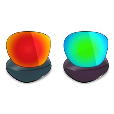 Imagem de Mryok 2 pares de lentes polarizadas de substituição para óculos de sol Oakley Garage Rock – Opções