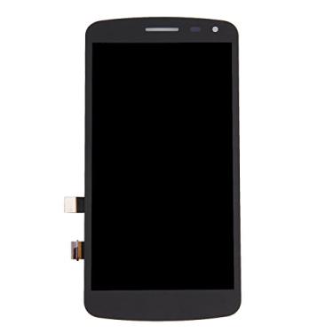 Imagem de HAIJUN Peças de substituição para celular tela LCD e digitalizador conjunto completo para LG K5 / X220 / X220MB / X220DS (preto) cabo flexível (cor: preto)