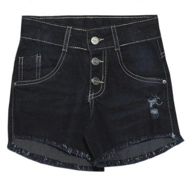Imagem de Shorts Juvenil Popstar C/ Botão Jeans - Unica - 4 - Look Jeans