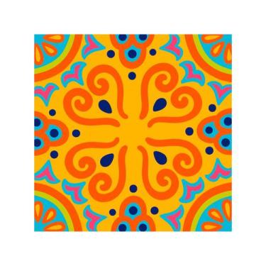 Imagem de Adesivo De Azulejo Abstrato Pvc Adesif N1905775 - 15X15cm 8 Unidades