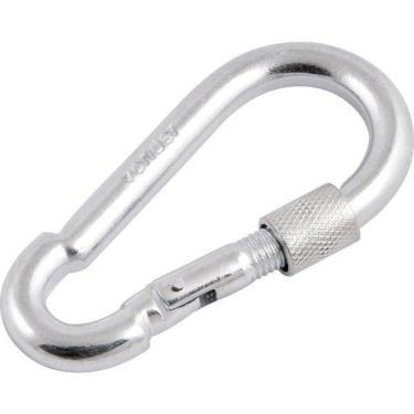 Imagem de Mosquetão C/ Trava Roscada 4X40Mm Leve Galvanizado